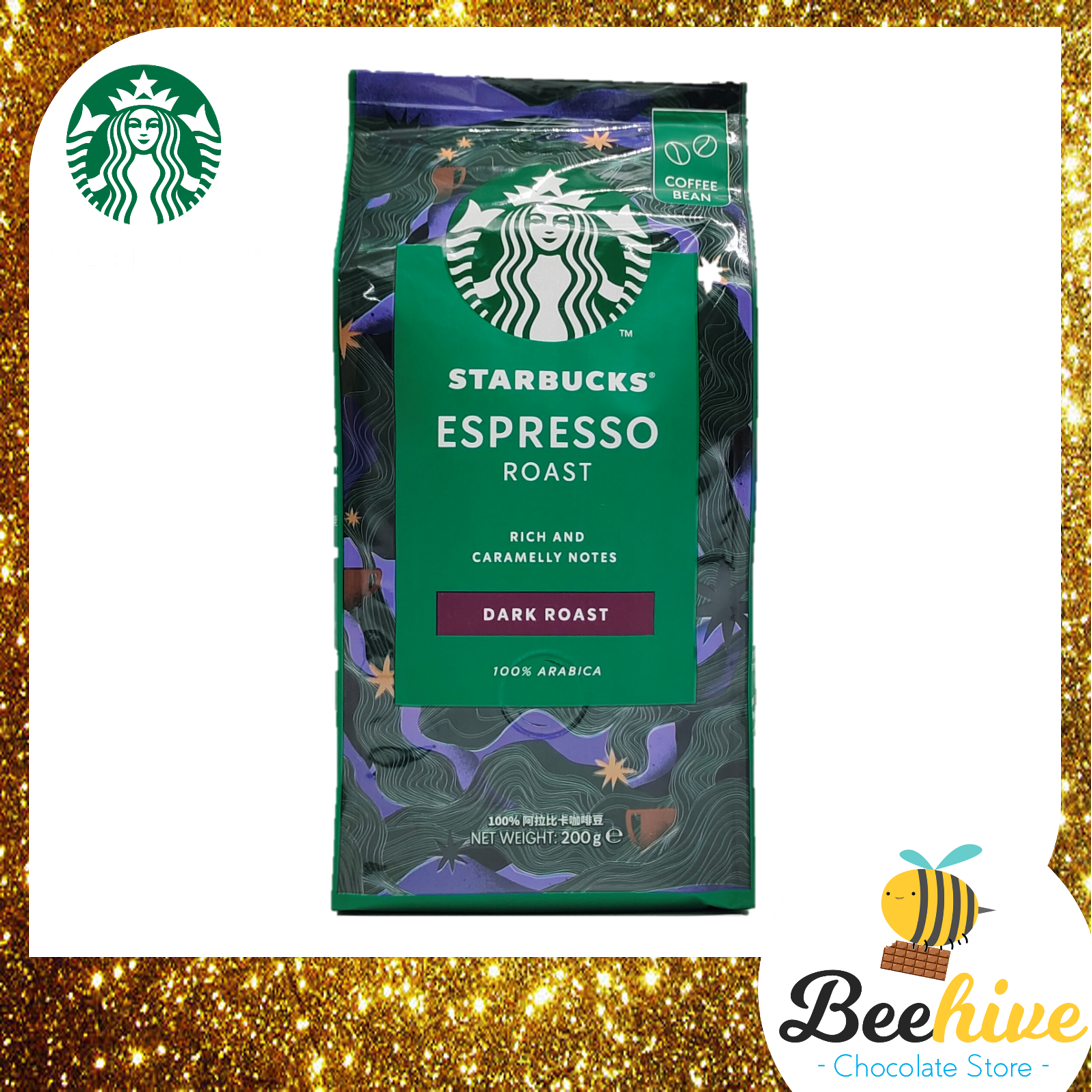 Starbucks Espresso Roast Dark Roast 100 Arabica Coffee Beans 200g